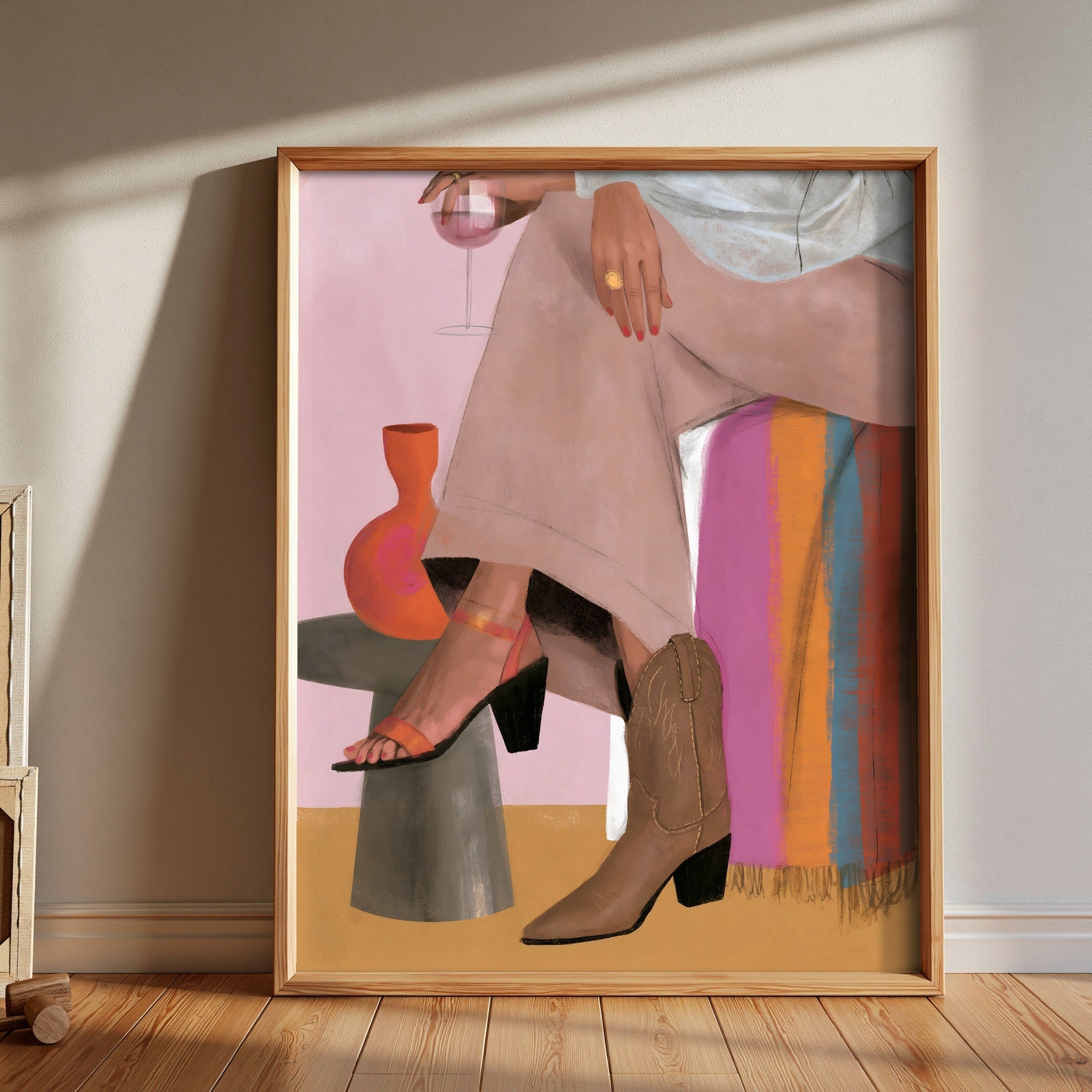 Velvet Footfall — art print by paintmoon