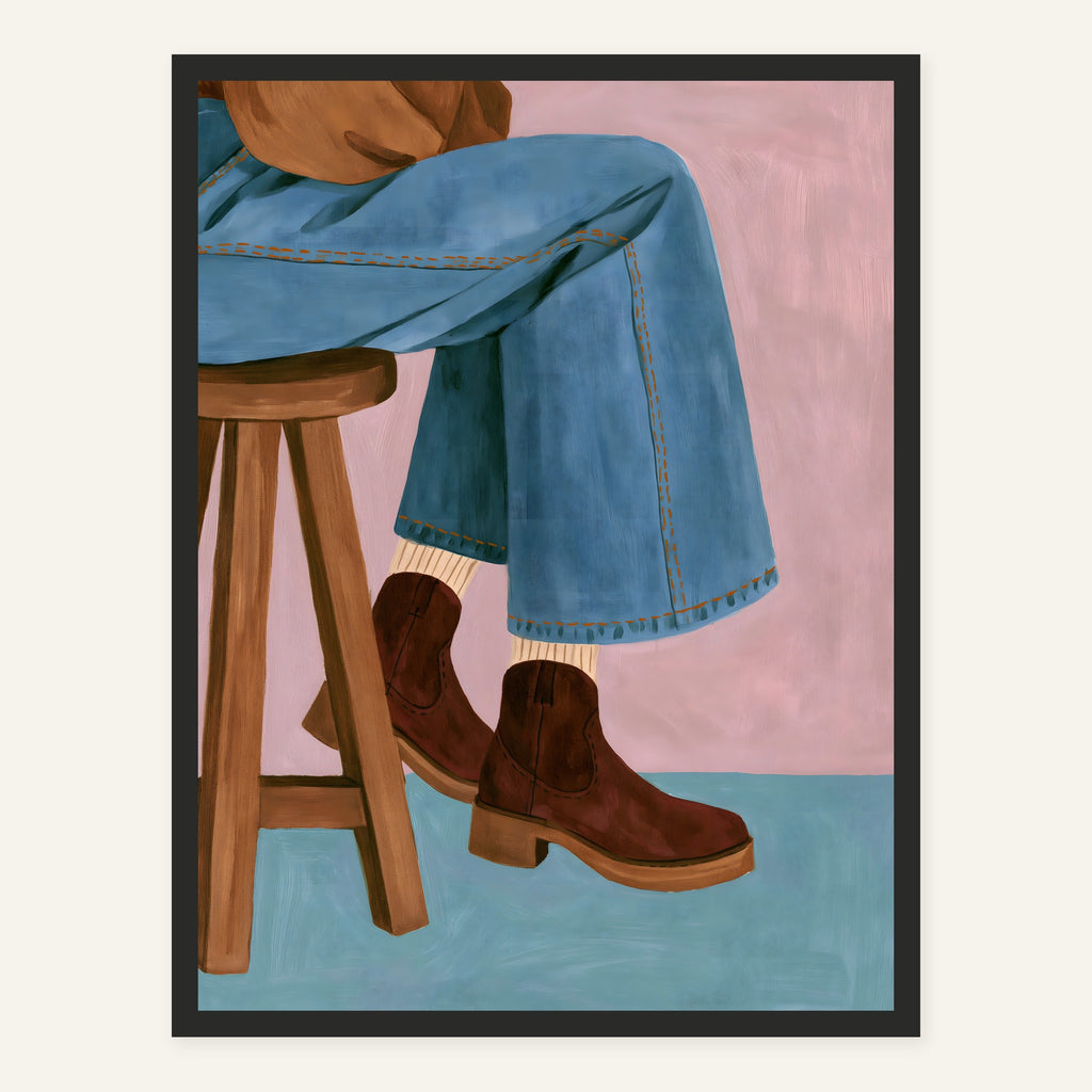 Cushion Backstep — Black frame