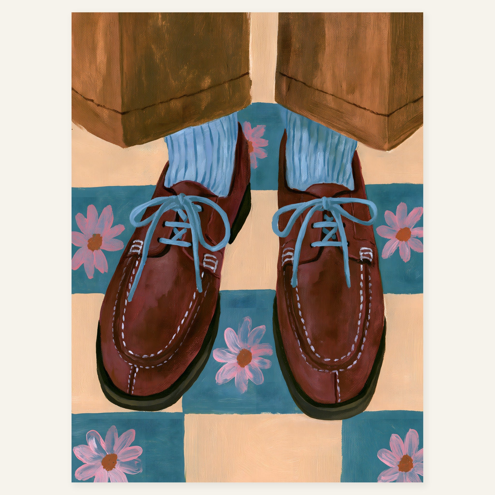 Velvet Afterstep — art print by paintmoon