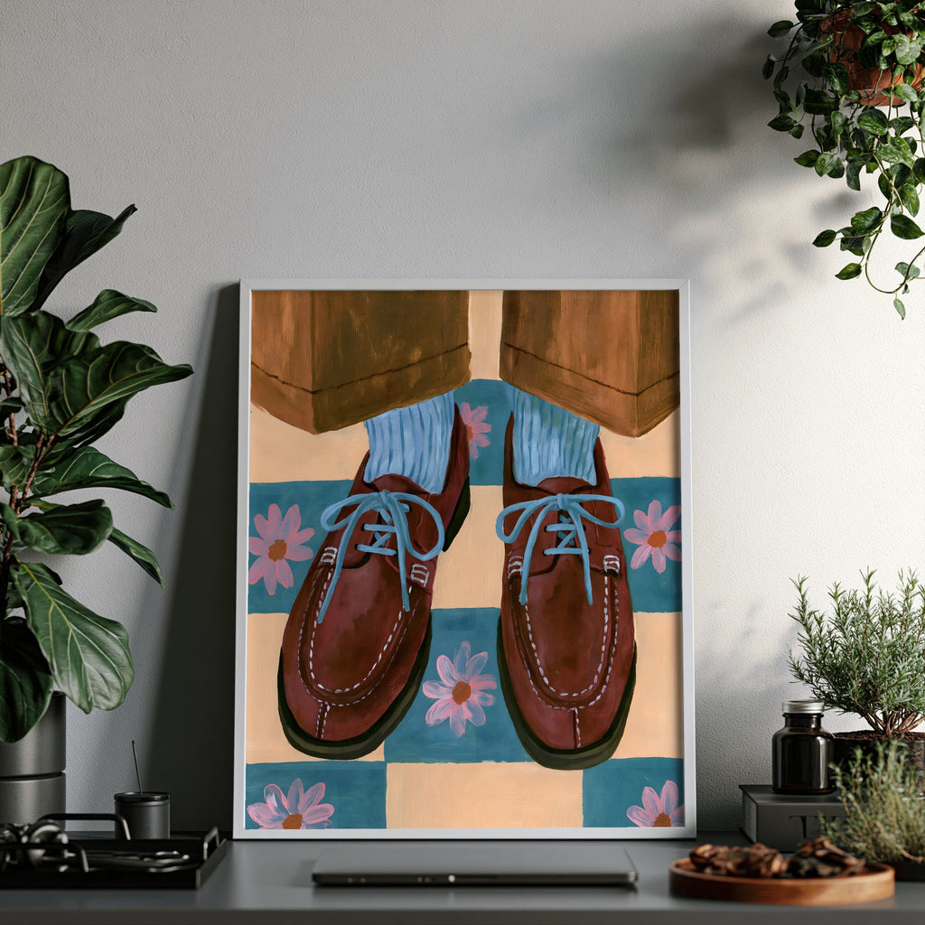 Velvet Afterstep — art print by paintmoon