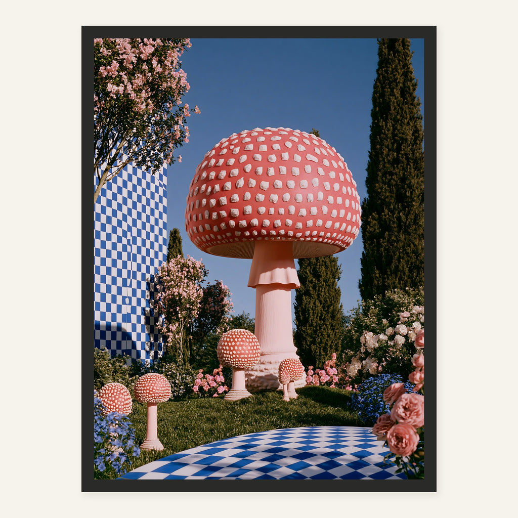 Gingham Grotto — Black frame